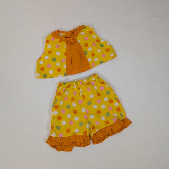 2 Piece Polka Dot Short Set Sleeveless Coord Coordinates Matching - Picture 5 of 6